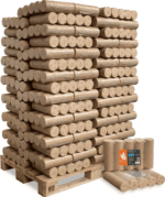 Nestro XL Weichholzbriketts 960 kg – Hoher Heizwert & Saubere Verbrennung