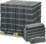 Rekord Braunkohlebriketts 1000 kg – Hoher Heizwert & Lange Brenndauer