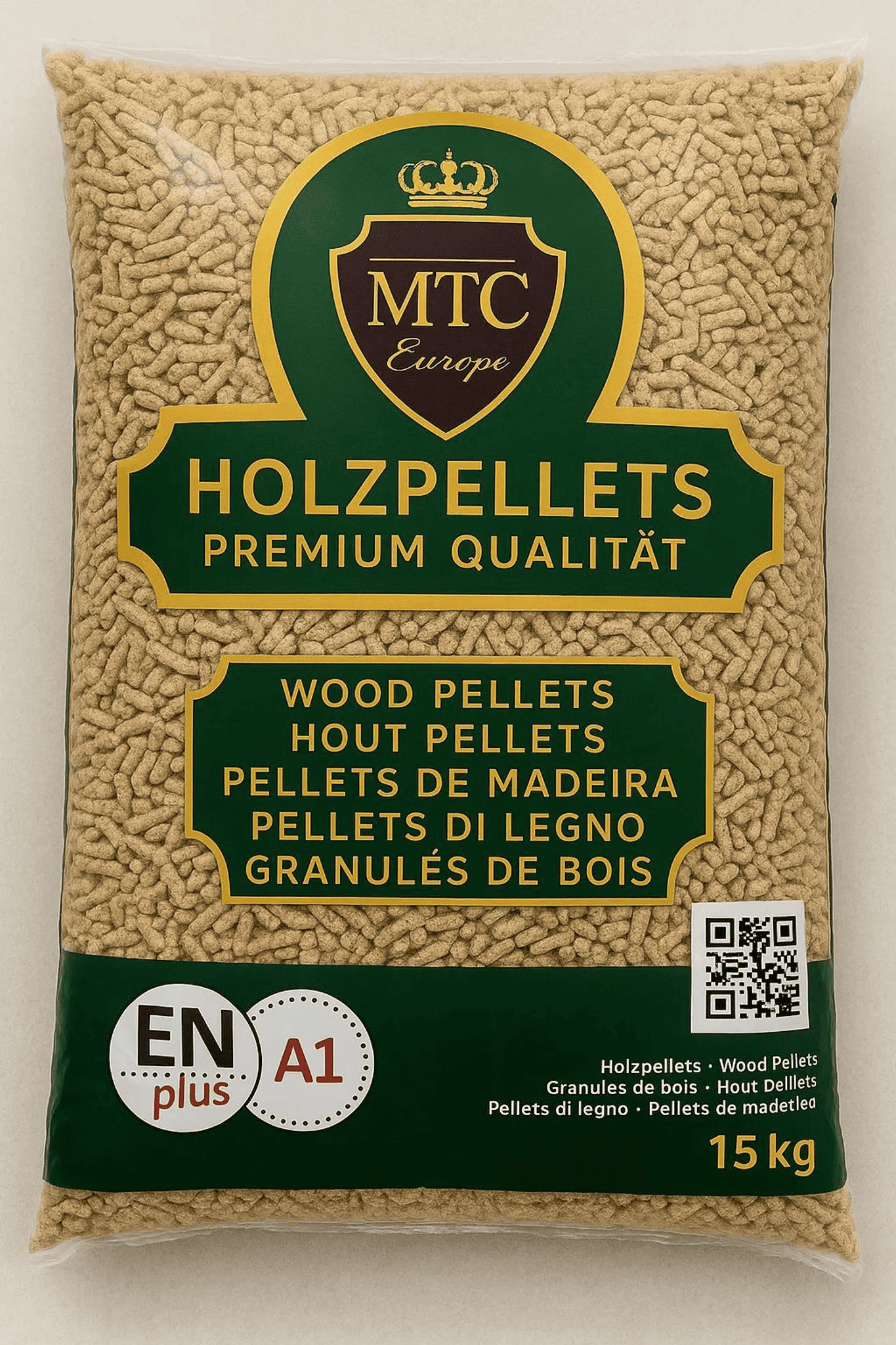 PREMIUM MTC Holzpellets ENplus A1 1050 kg – Premium Pellets mit Hohem Heizwert – Bild 1
